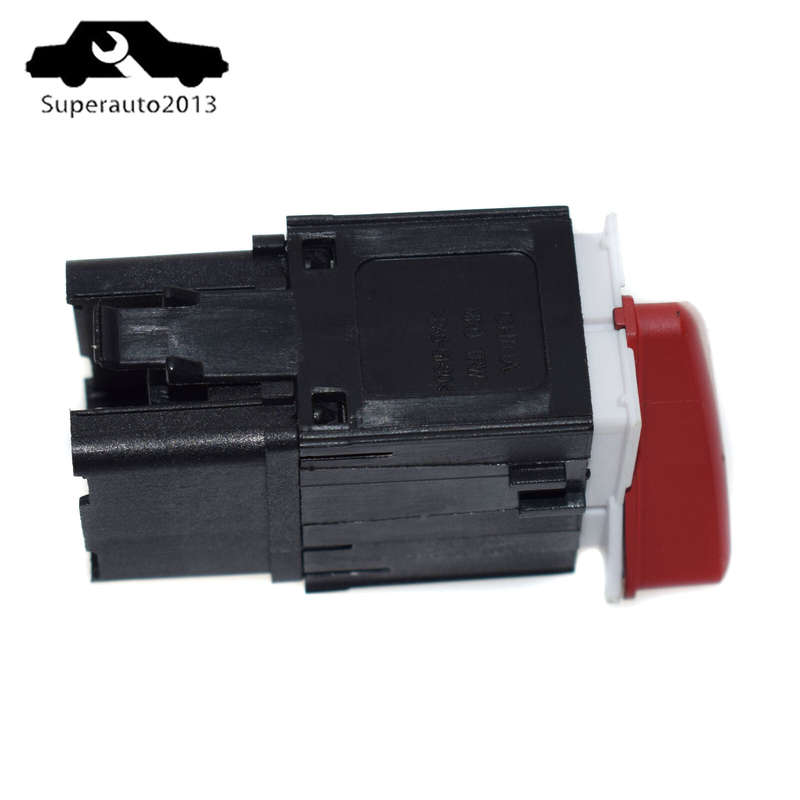 Red Hazard Light Warning Switch Button For VW Jetta Golf GTI Rabbit 1K0953509A