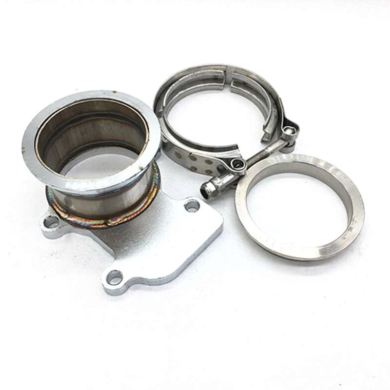 Turbo Downpipe Flange 3" V-band Adaptor Fit For Cummins Holset WH1C HX35 HX35W