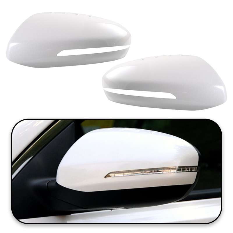 White Wing Mirror Cover Cap Fit For Kia Optima K5 2011 2012 2013 2014 2015