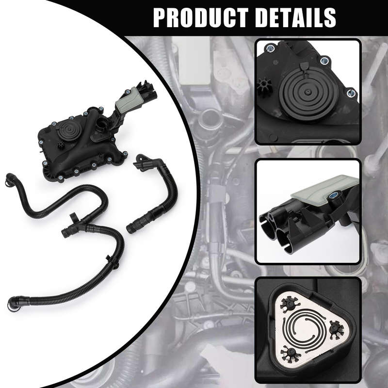 Oil Separator PCV Valve Vent Trim 06E103547AB For Audi Q7 A8 Q5 S4 A6 A7 3.0T US