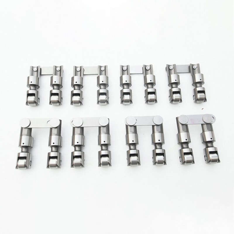 8Pair Hydraulic Roller Lifters Vertical Link Bar LR-350A For CHEVY GMC SBC SOLID