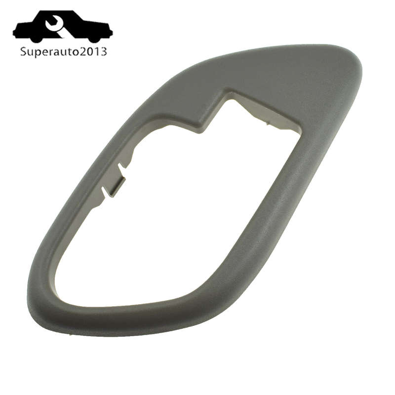Left Inside Door Handle Bezel Gray For Chevy GMC Truck Tahoe Suburban 1995-1999
