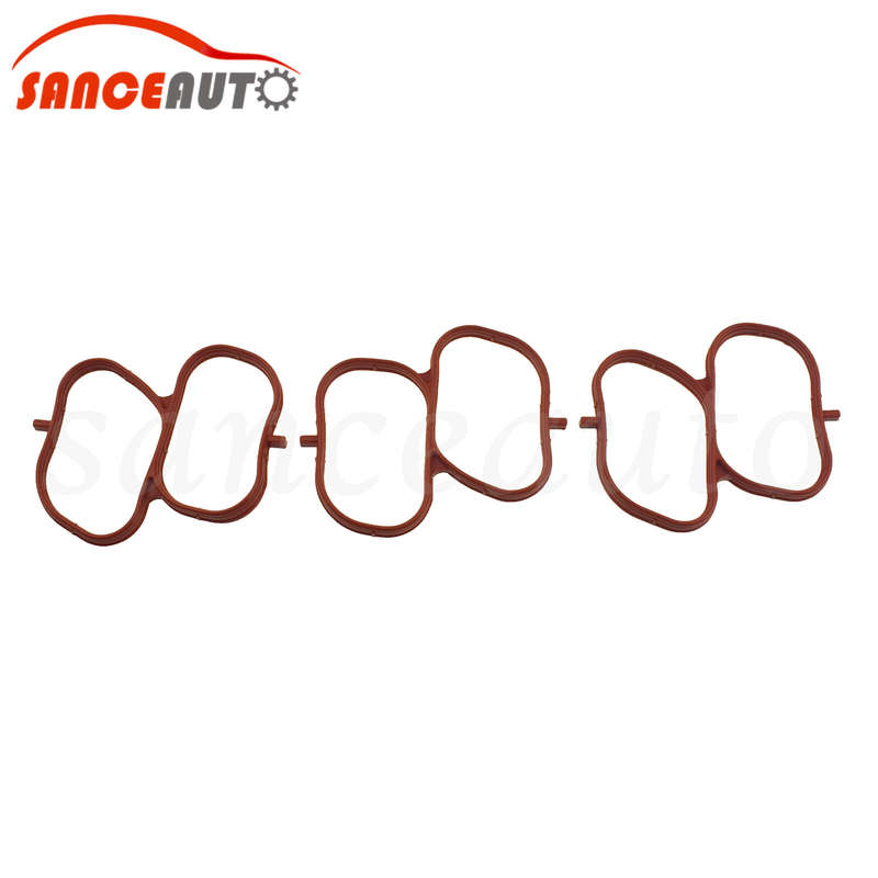 3PCS Intake Manifold Plenum Gasket 17176-0P021 For Toyota Lexus 3.5L 17176-31040
