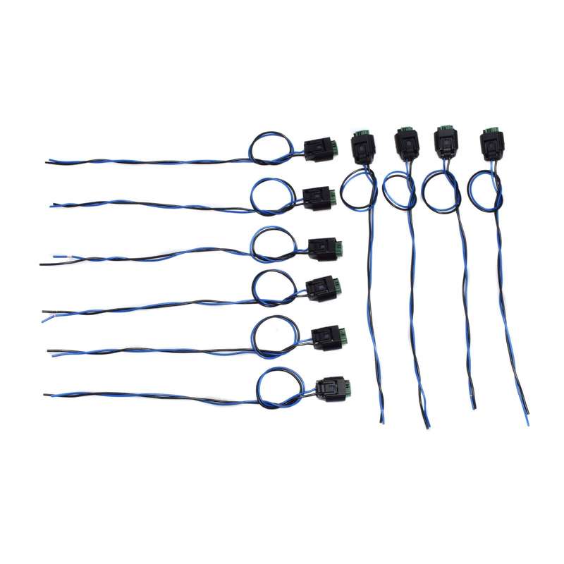 New Outside Ambient Air Temperature Sensor Socket Plug&Wire Kit 10PCS For BMW