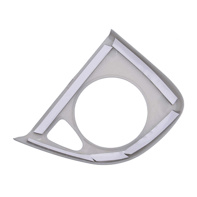 2Pcs Chrome Interior Steering Wheel Cover Frame Fit For Honda CRV CR-V 2012-2016