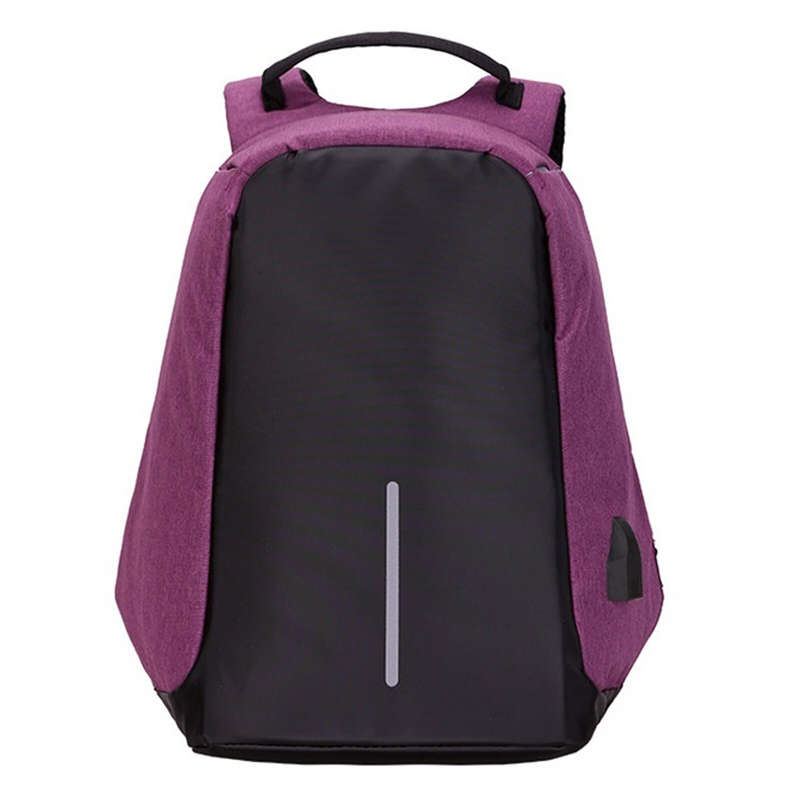 Unisex Anti-Theft Backpack USB Charging Port Laptop Travel Bag Rucksack School