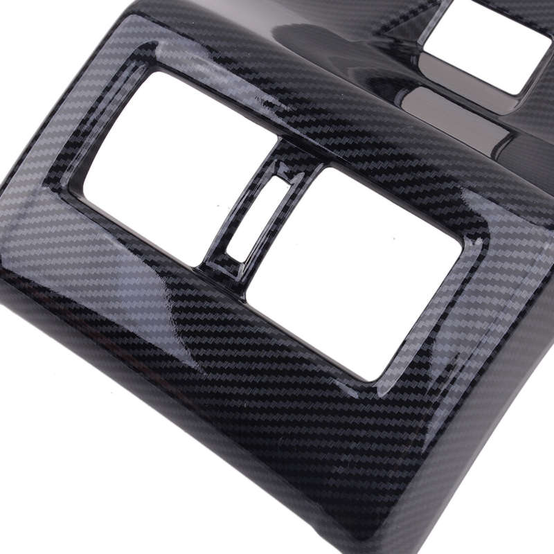 Carbon Fiber Style Rear Air Vent Cover Trim Panel Fit For Toyota Camry 2018-2020