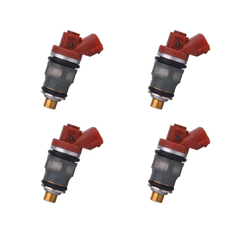 Set of 4pcs Fuel Injector 23250-76020 FJ378 For Toyota Previa Flow Matched 2.4L