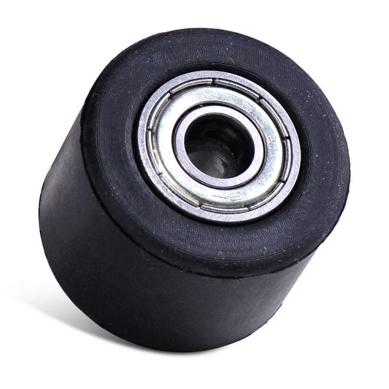 8mm Rubber Tensioner Chain Pulley Roller Wheel Fit for Motorcycle Pit Dirt Bike