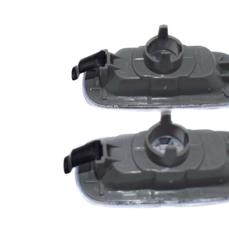 New 2 PCS Side Width Light Housing Cap Clear Lens Fit Audi A4 B6 B7 A6 C5 02-08