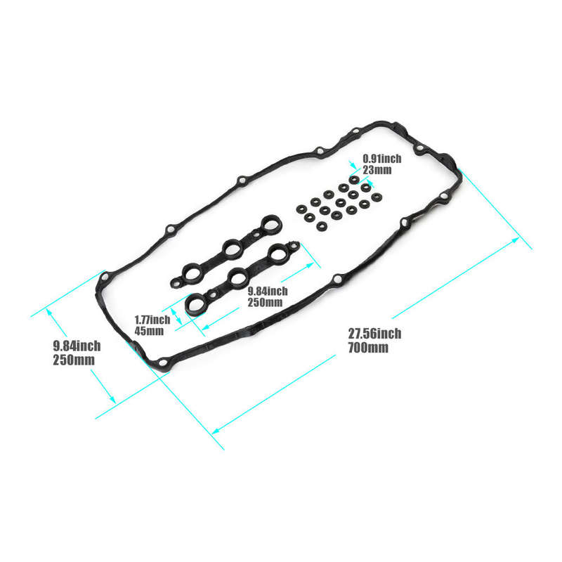 For BMW E46 E83 325i 525i 530i 330i X3 X5 3.0 11120030496 Valve Cover Gasket Set
