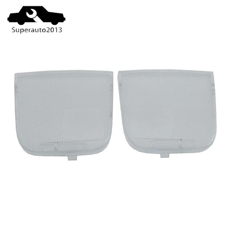 2PCS Left Right Interior Len Lamp Cap For Toyota Land Cruiser Prado 2003-09 New