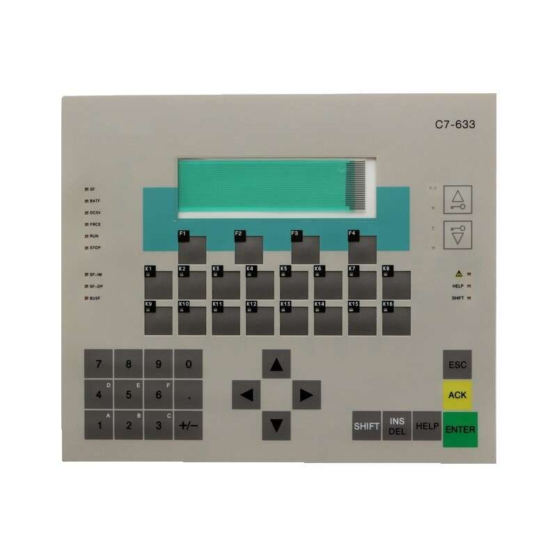 For Siemens C7-633 6ES7633-1DF02-0AE3 6ES7 633-1DF02-0AE3 Membrane Keypad Film