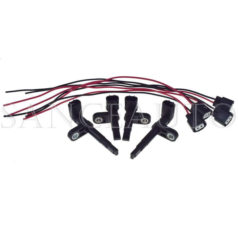 ABS Wheel Speed Sensor W/ Connector Front Rear LH RH For Lexus GS350 IS250 IS350