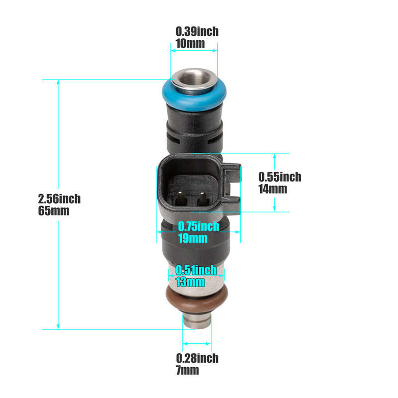 Set of 2 For Polaris RANGER 800 RZR S800 RZR800 Razor Fuel Injectors 0280158197
