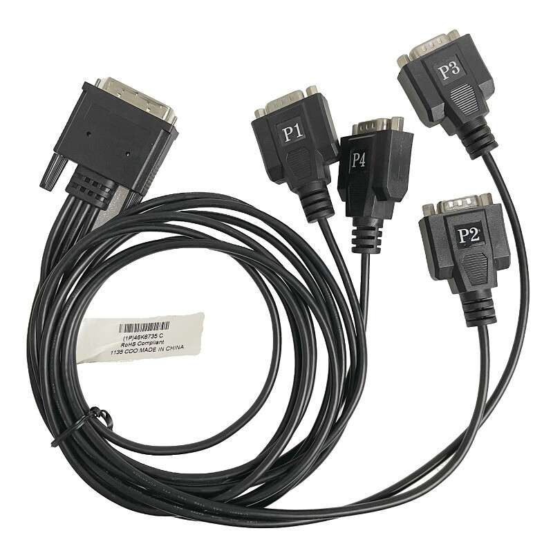 1PCS NEW FOR IBM 46K6735 Asynchronous 5785 Card Serial Data Cable 4-Port 9-Pin