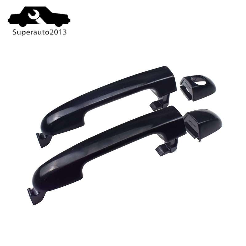 Pair Front Left Right Outside Door Handles For Hyundai I20 2008-2015 82651-1J000