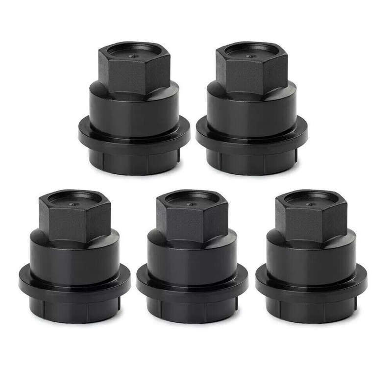 20PCS Black Lug Nut Covers 15661036 For GMC Jimmy Sonama Chevrolet S10 Blazer