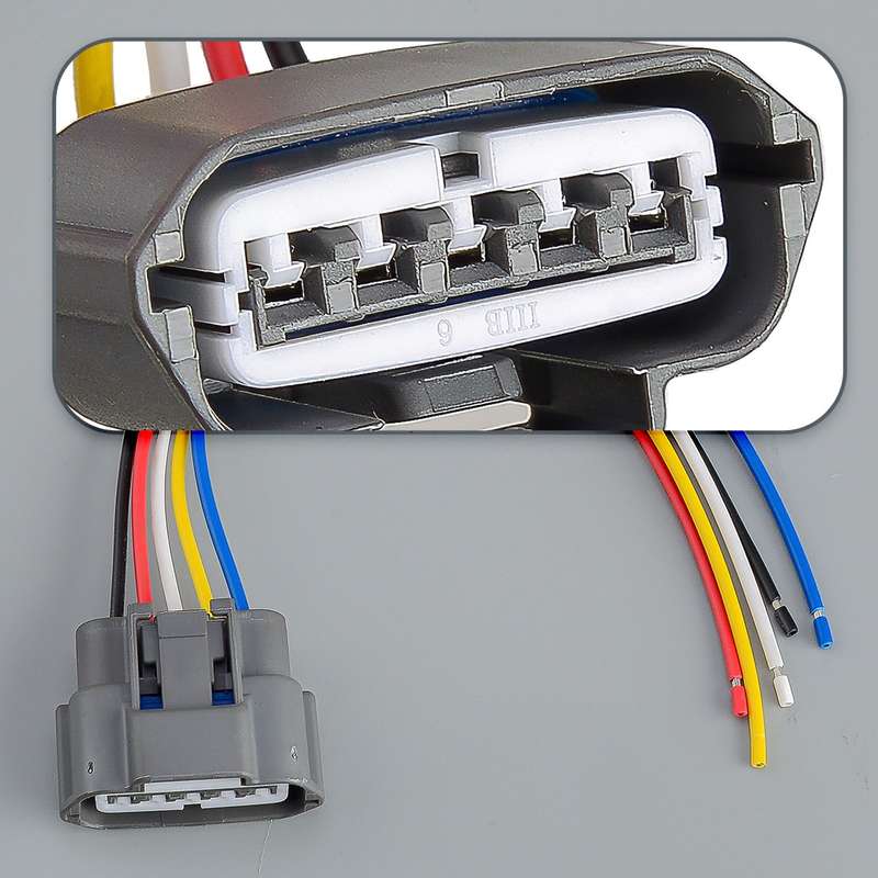 5Pin Mass Air Flow MAF Sensor Connector Plug Fit For Nissan Infiniti 0986AG2000