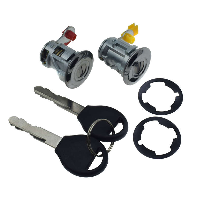 Door Lock Cylinder w/Keys Set H0600-3J125 For Nissan Xterra Frontier Pathfinder