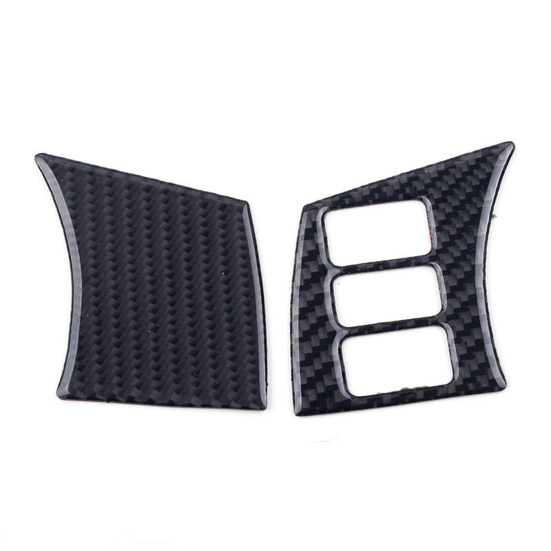 Carbon Fiber Interior Steering Wheel Cover Trim Fit For Nissan 350Z 2006-2009