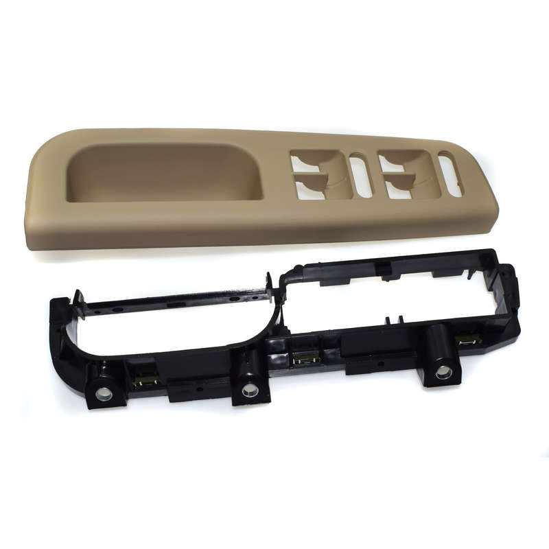 Set 2pcs Front Left Switch Bezel Handle Trim Bracket Fit VW Passat MK4 Beige