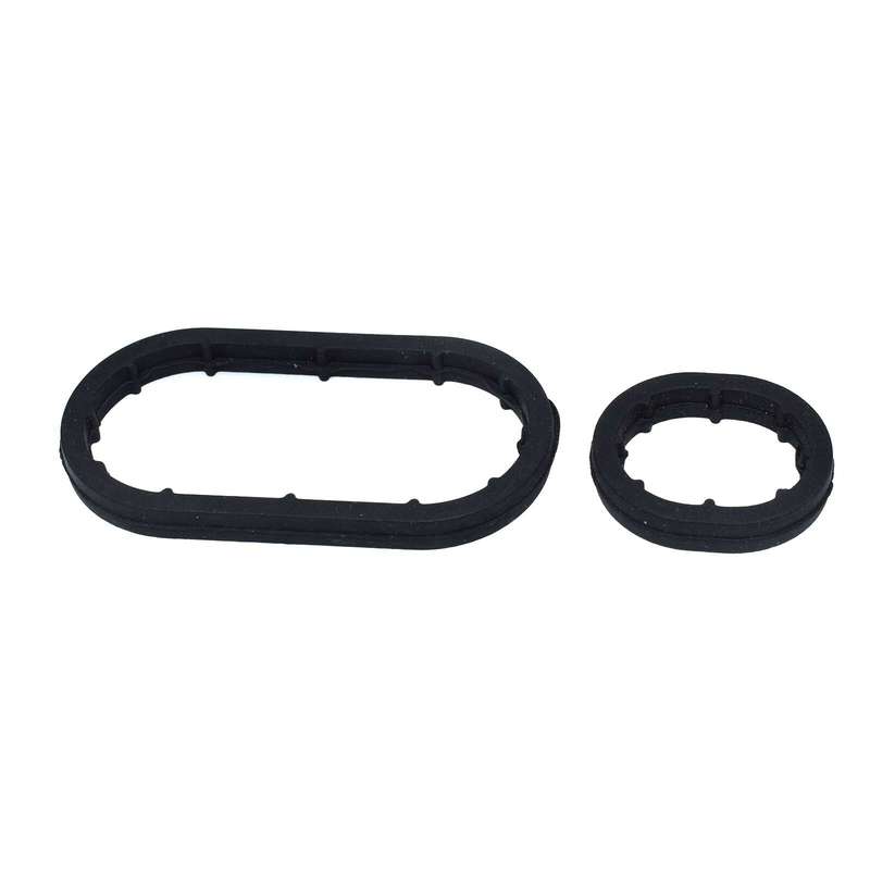 For Mercedes M112 M113 Engine Oil Cooler Seal Ring Gasket Set 2pcs 1121840261