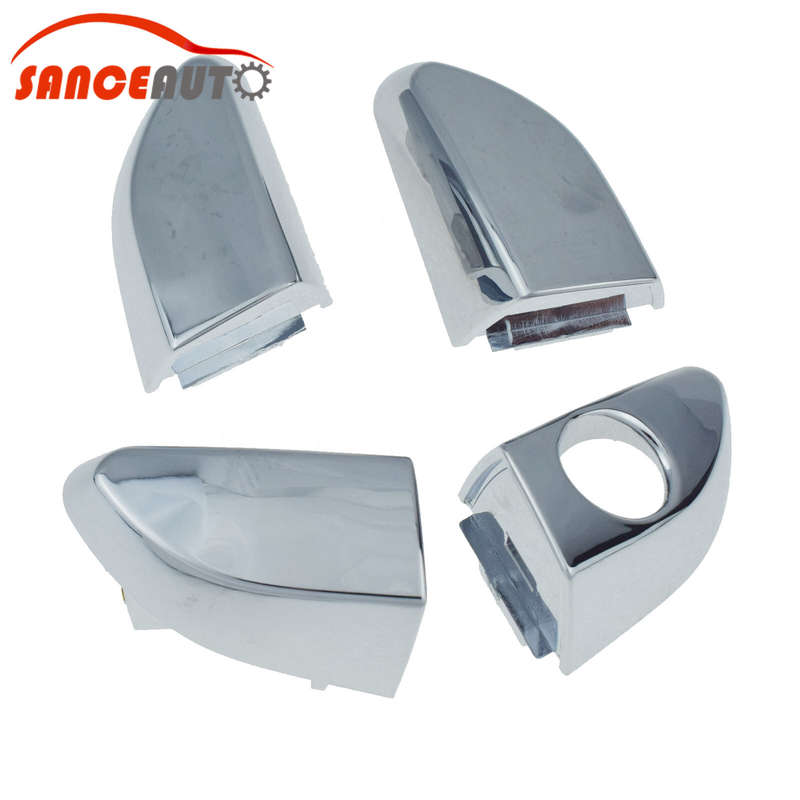 Outside Door Handle Keyhole Trim Cover Front Rear LH RH For Hyundai Tucson 16-21