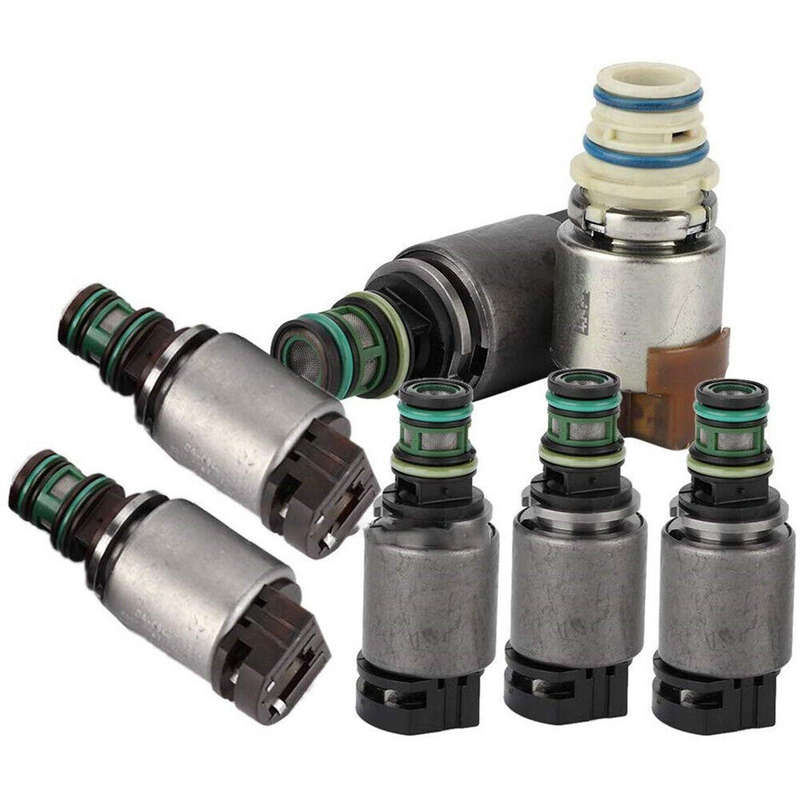 7Pcs 6R60 6R80 6 Speed Automatic Transmission Solenoid Valve For Ford F150