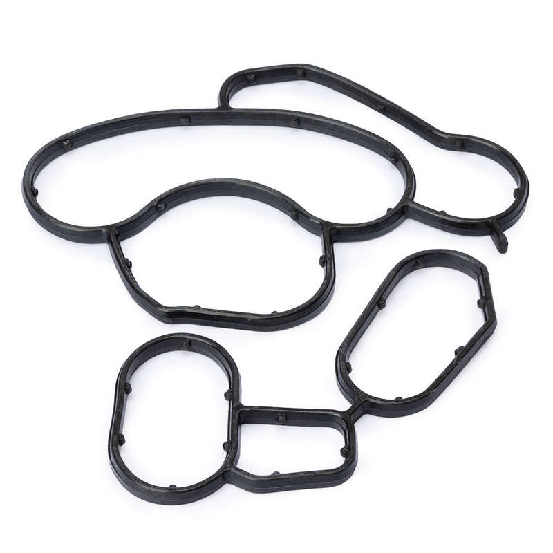 2x Engine Oil Cooler Filter Housing Gasket Seal For BMW 11427508970 11427508971