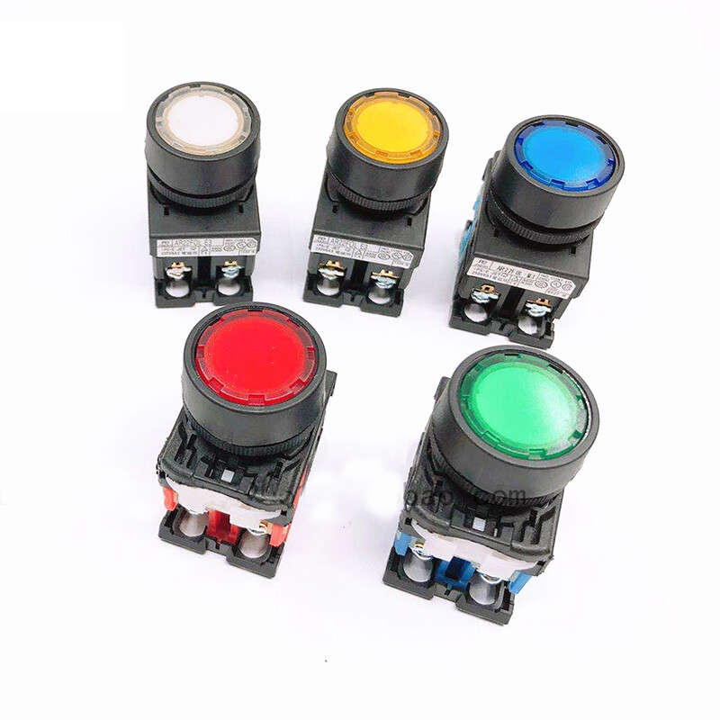 1PC NEW For FUJI AR22FOL-10E3G 10M3G 24V 220V NO NC Lamp Reset Switch Button