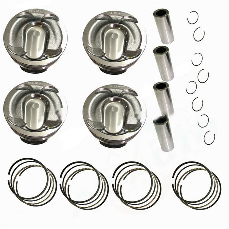Engine Pistons W Rings Kit for Land Rover LR2 Evoque Discovery 2.0T 204PT