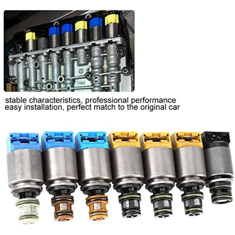 7 x ZF 6HP21 6HP28 6HP26 6HP19 6HP32 Transmission Solenoid Set GEN2 for BMW Audi