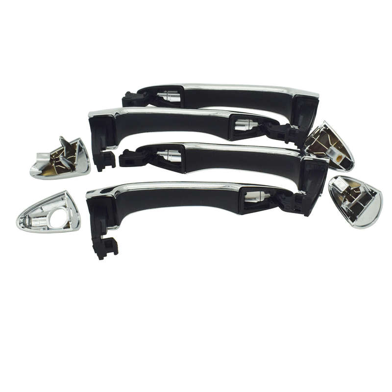 4Pcs Exterior Door Handles Chrome Front Rear Left Right For Kia Sportage 2011-16