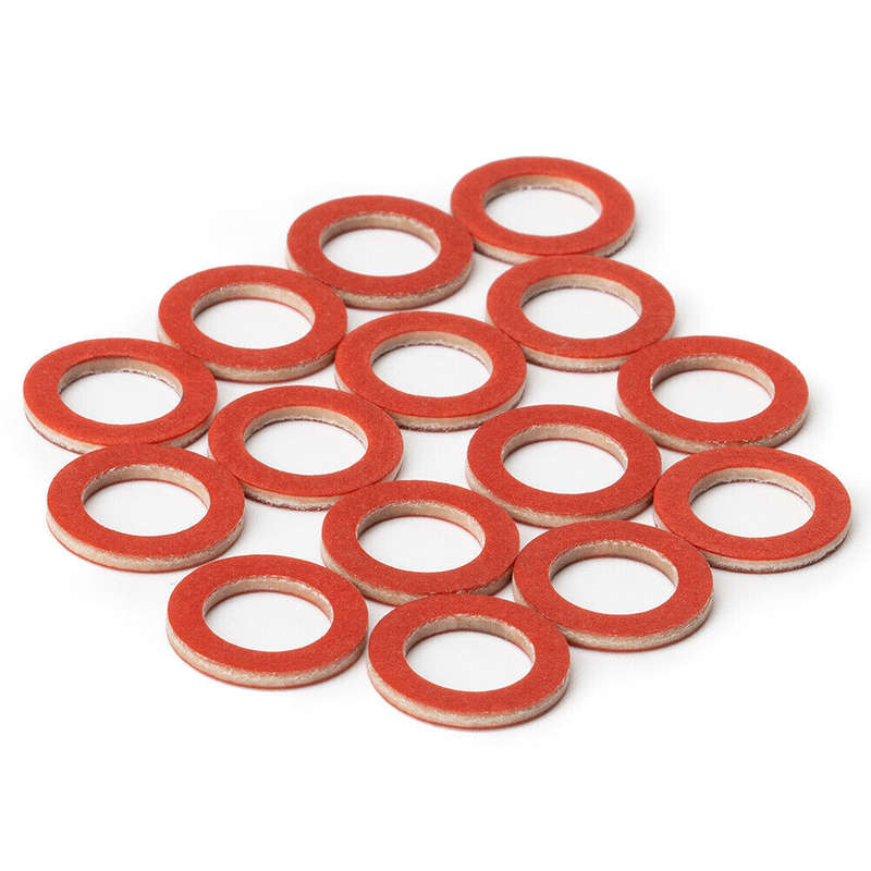 15PCS 90430-08020-00 90430-08003 Lower Unit Drain Plug Gasket Fits Yamaha Red