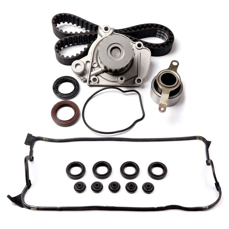 For Honda Civic 1.6L Timing Belt Kit with Water Pump 14400-P28-004 D16Z6