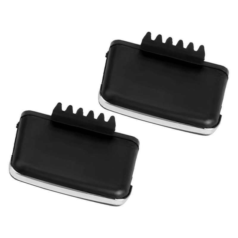 2pcs Black Front A/C Air Vent Outlet Tab Paddle Clip Fit For Lexus ES350 2011-12