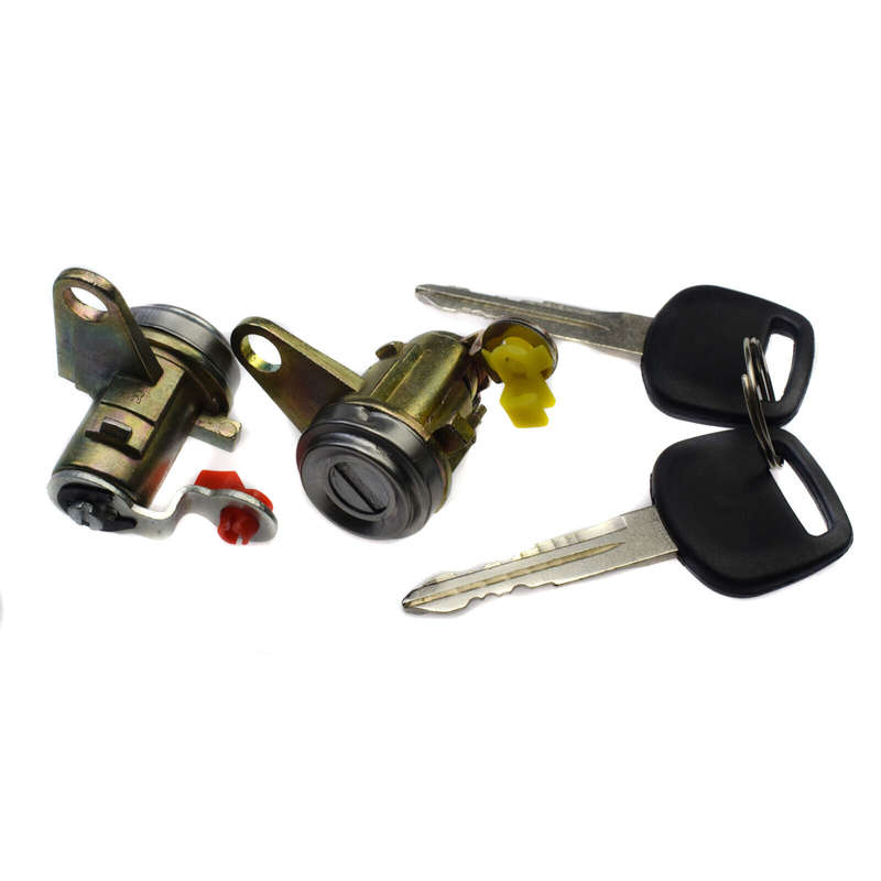 Left Right Door Lock W/ Key for 93-97 Toyota Corolla 93-95 Geo Prizm 69051-12340