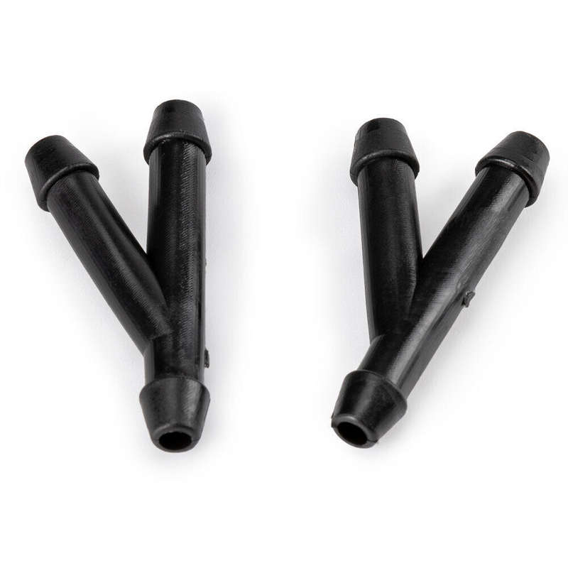2M Windshield Washer Squirter Nozzle Kit Spray Pump Hose Connector Wiper Tube US