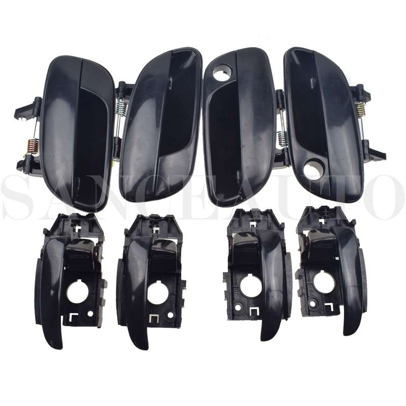 8Pcs Left Right Front Rear Inside Outside Door Handles For HYUNDAI ELANTRA 01-06