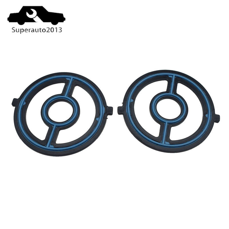 2PCS Engine Oil Cooler Gasket Seal For Mazda MX-5 Miata CX-7 6 Tribute 3 5 New
