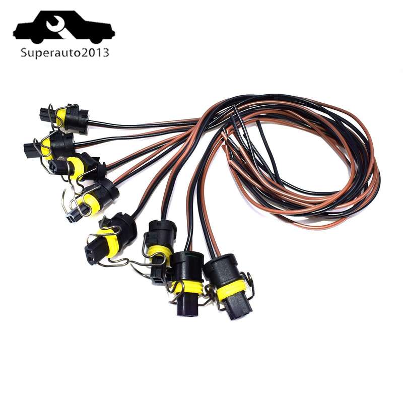 8X Wire Harness Pigtail IPR / VGT Solenoid For Ford E-350 F-250 F350 Super Duty