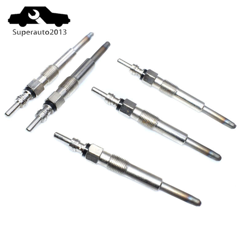 0250202022 5X Glow Plug For VW Beetle Golf Jetta 1.9L l4 TDI Audi A3 Seat Skoda