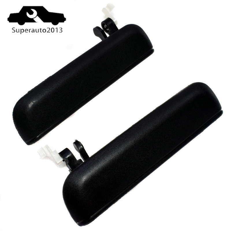 2X Outside Front Left & Right Door Handle For Toyota 1995-98 Tercel 96-98 Paseo