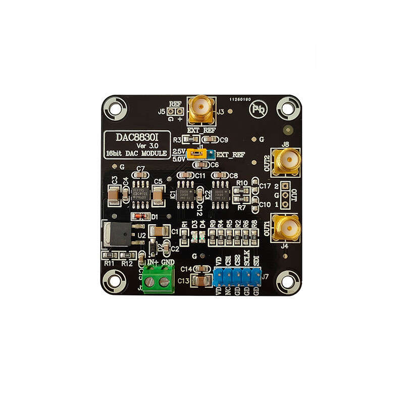 1X DAC8830 Module 16-bit DAC Module High-Precision Digital-to-Ana