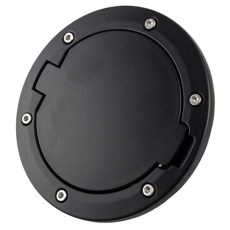 Door Fuel Filler Tank Cover Gas Cap Lid Fit For Jeep Wrangler TJ 1997-2006