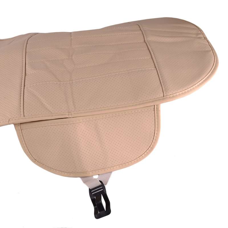 Car Rear Back Seat Cover Universal Mat Pad Chair Protector Cushion PU Leather.