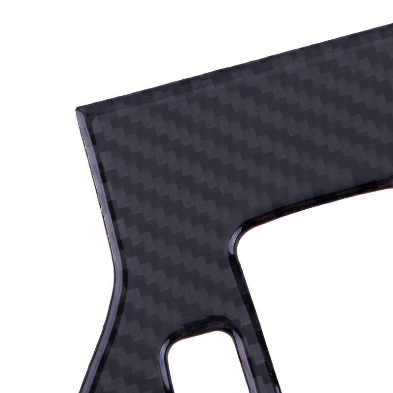 Carbon Fiber Car Gear Shift Panel Cover Trim Set Fit for Honda Fit Jazz 2014-18