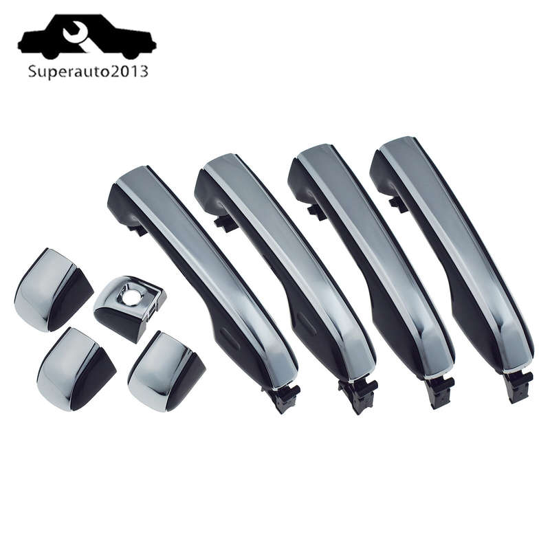4X Front Rear LH RH Outside Door Handle For 2010-2016 Toyota 4Runner Lexus GX460
