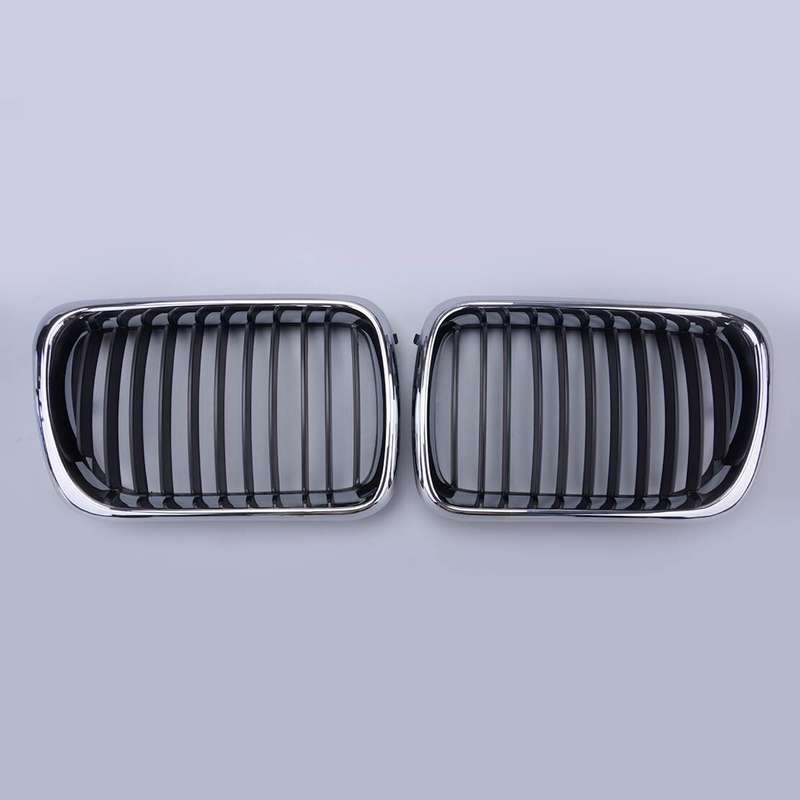 2pcs Front Left Right Hood Bumper Grille Fit for BMW E36 3 Series M3 1997-1999